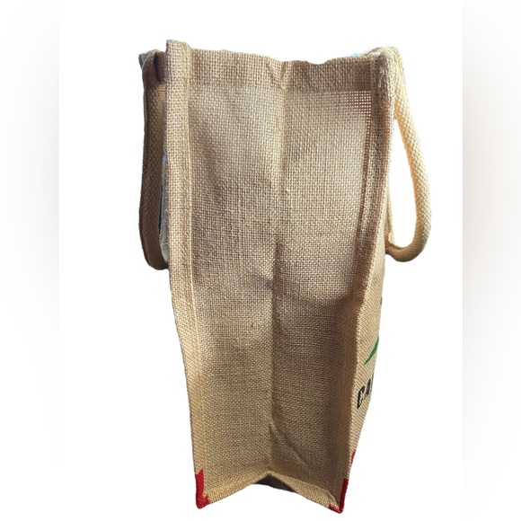 California Republic Jute Tote Bag SF Notes - Picture 3 of 4